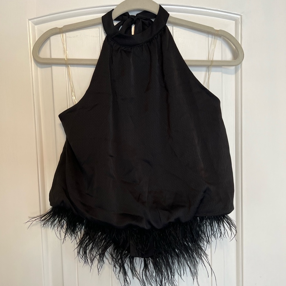 Chic Black Halter Top
